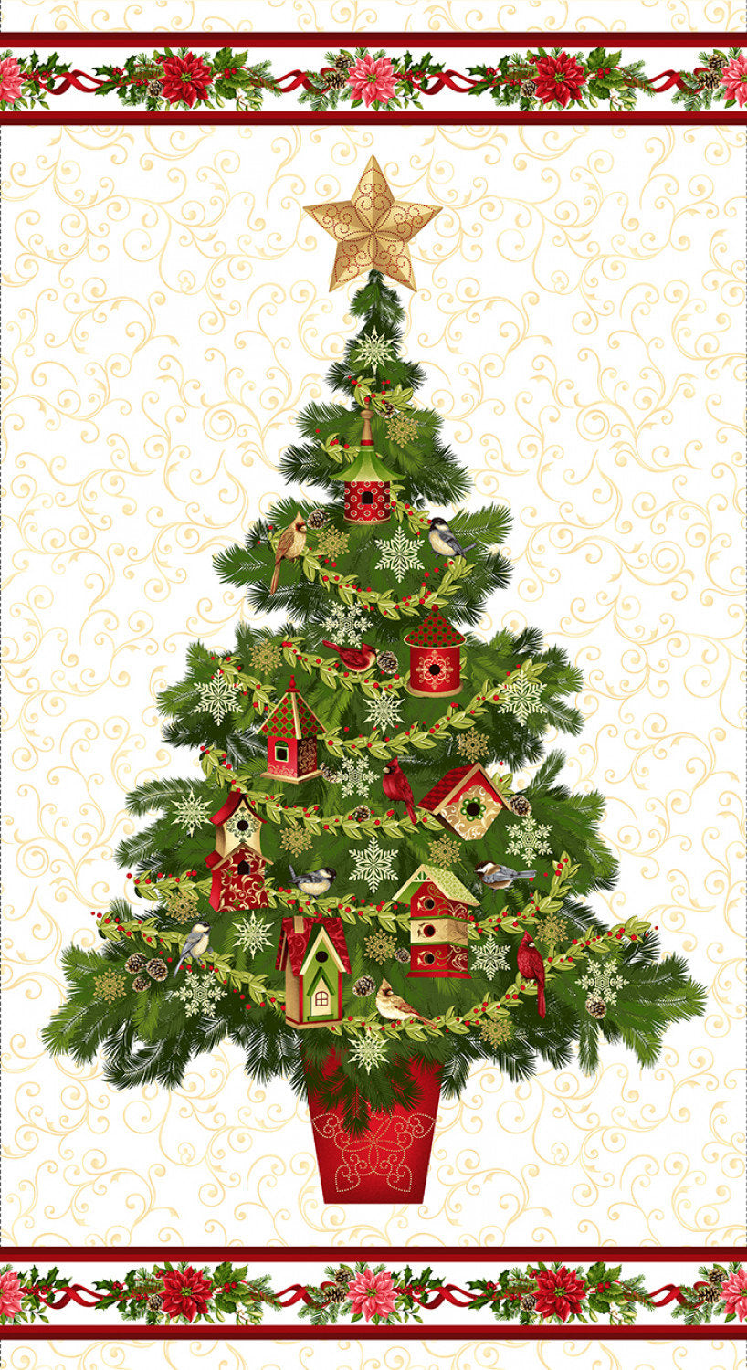 Fabric Panel Tis the Season Christmas Studio E