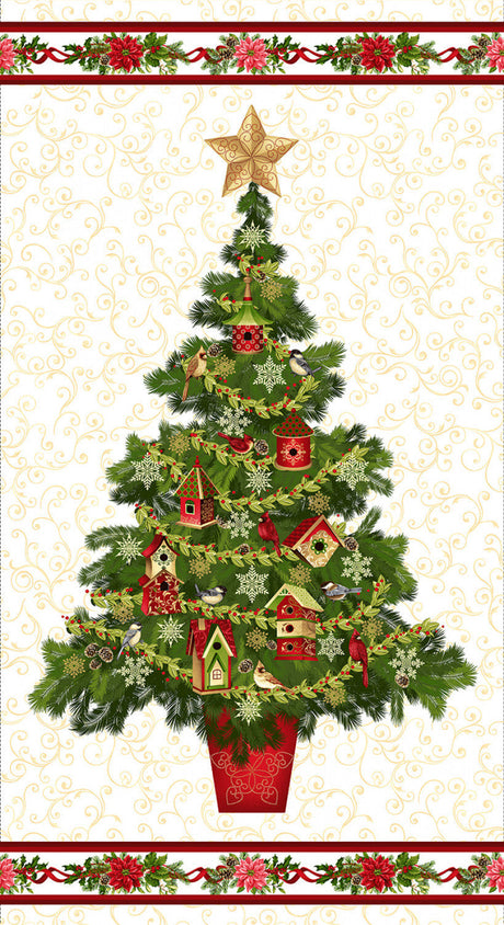Fabric Panel Tis the Season Christmas Studio E