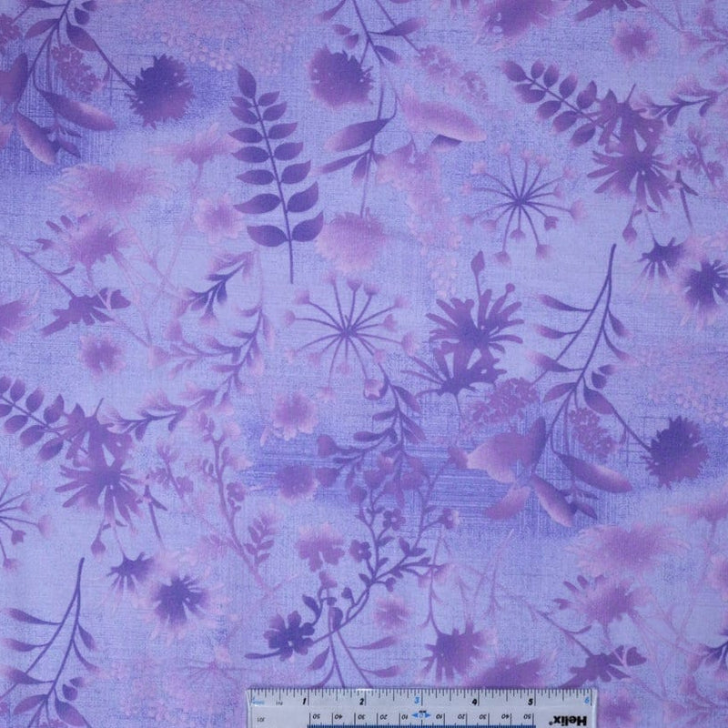 Quilting Cotton Feather & Flower Wildflowers Toss Studio E