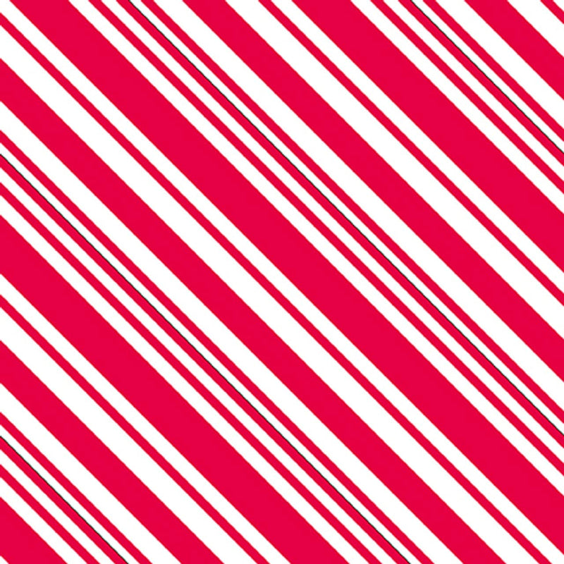 Quilting Cotton Merry Town Diagonal Stripe Red Studio E