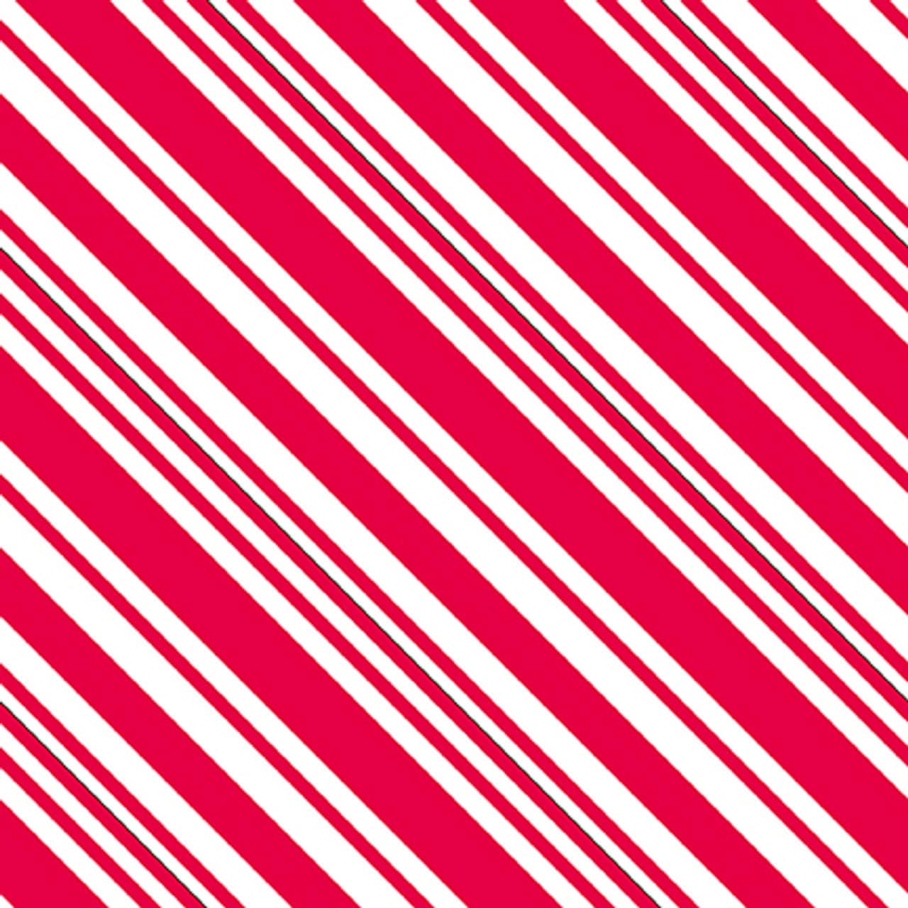 Quilting Cotton Merry Town Diagonal Stripe Red Studio E