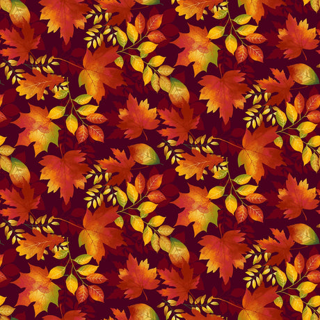 Quilting Cotton Seeds of Gratitude Fall Floral Studio E