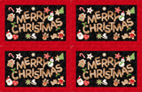 Fabric Placemat Panel Sugar Coated Deborah Edwards Northcott