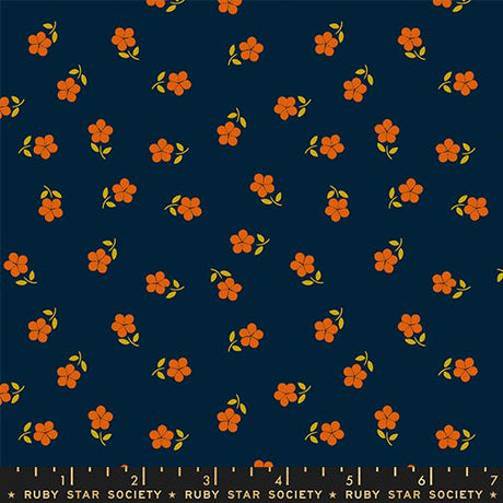 Quilting Cotton Sugar Maple Navy Alexia Abegg Ruby Star Society