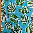 Swim Knit Nylon Spandex Vivid Palms