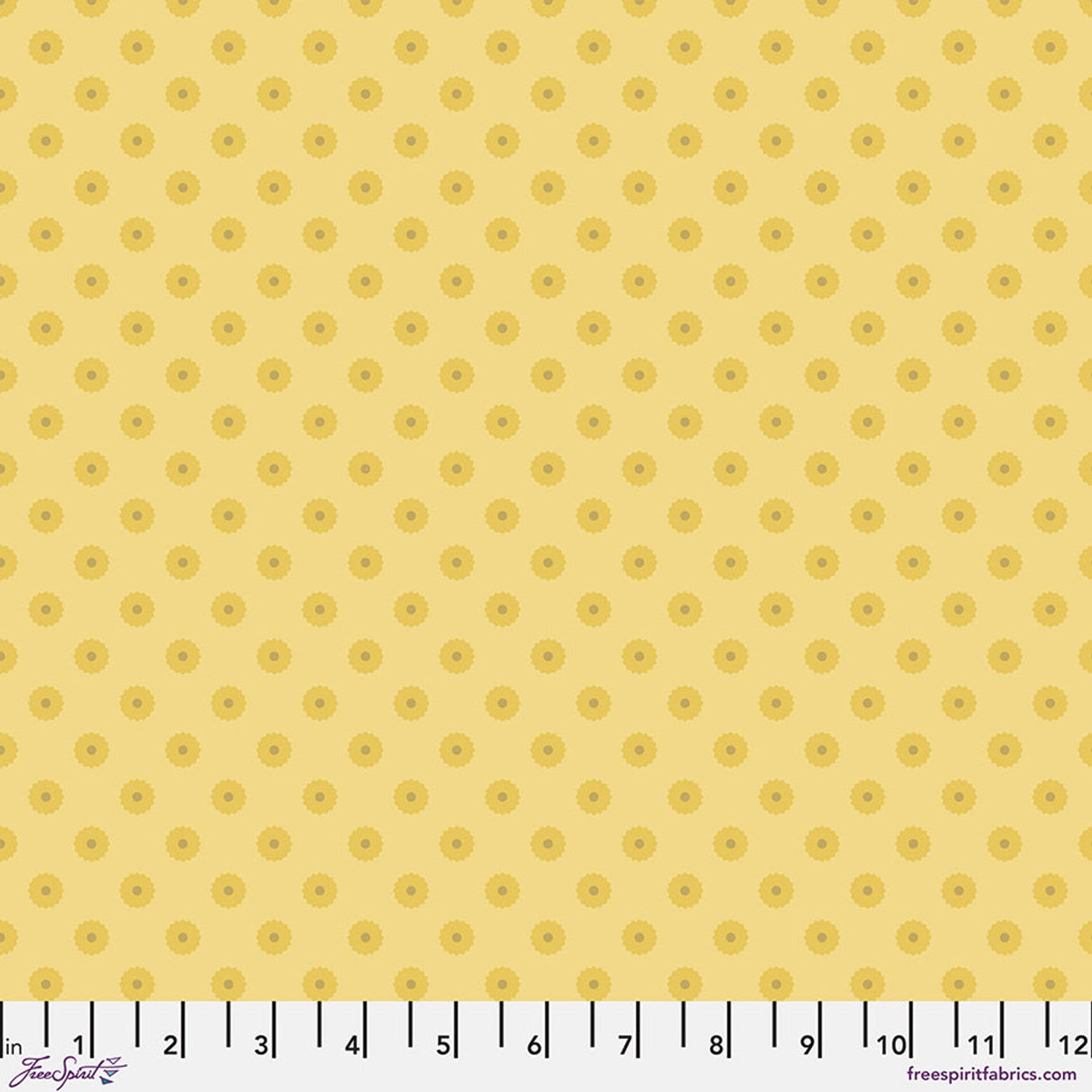 Cotton Fabric Sun Blossom Dot 44/45" Width