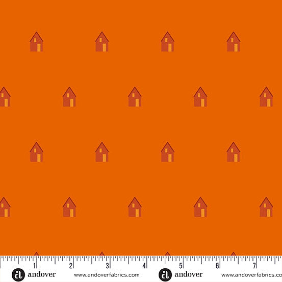 Cotton Print Cabin Campfire Fabric 44/45"
