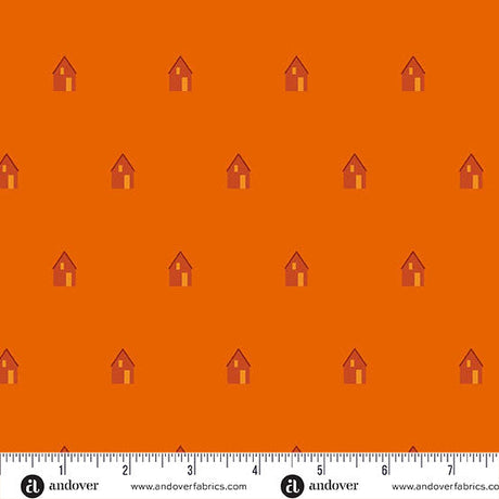 Cotton Print Cabin Campfire Fabric 44/45"