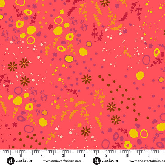 Cotton Print Sun Print 2026 Equanimity Strawberry Fabric 44/45"