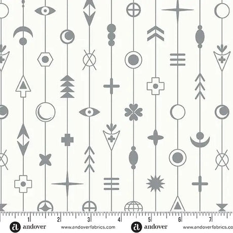 Cotton Fabric Sun Print Whisper Cloud Gaze 44/45"