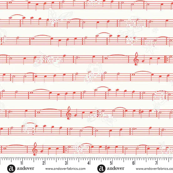 Cotton Fabric Sun Print Whisper Electric Singalong 44/45"