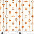 Cotton Fabric Sun Print Whisper Flame Gaze 44/45