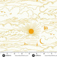 Cotton Print Fabric Sun Print Whisper Marigold Dwell 44/45