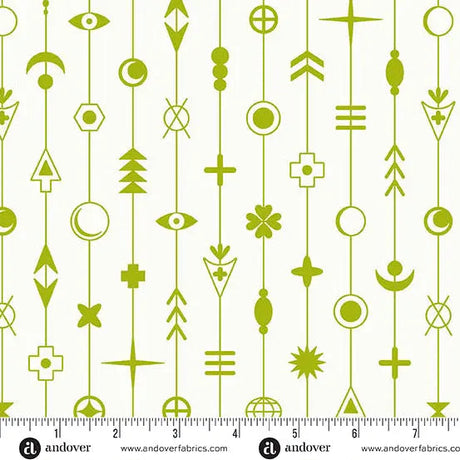 Cotton Print Sun Print Whisper Moss Gaze Fabric 44/45
