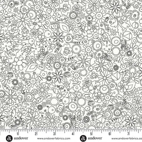 Cotton Fabric Sun Print Whisper Panda Woodland 44/45"