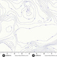 Cotton Print Sun Print Whisper Pond Topography Fabric