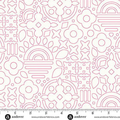 Cotton Fabric Sun Print Whisper Taffy Stencil 44/45