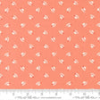 Cotton Fabric Sunbonnet Coral Bonnets 44/45" Wide