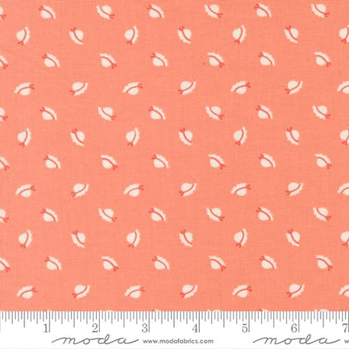 Cotton Fabric Sunbonnet Coral Bonnets 44/45" Wide