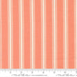 Cotton Fabric Coral Stripes Sunbonnet 44/45"