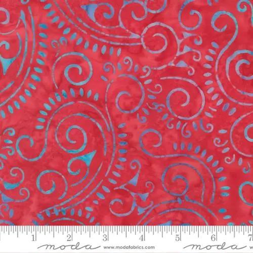 Cotton Batiks Fabric Sunburst Batiks Raspberry 44/45"