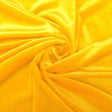 Yellow Velvet Stretch Fabric