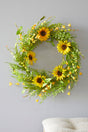 22" Sunflower Wreath