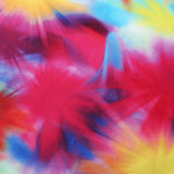 Sunray Garden Polyester Spandex Fabric - Multicolor Sunray Pattern, 58/60" Width (1 Yard)