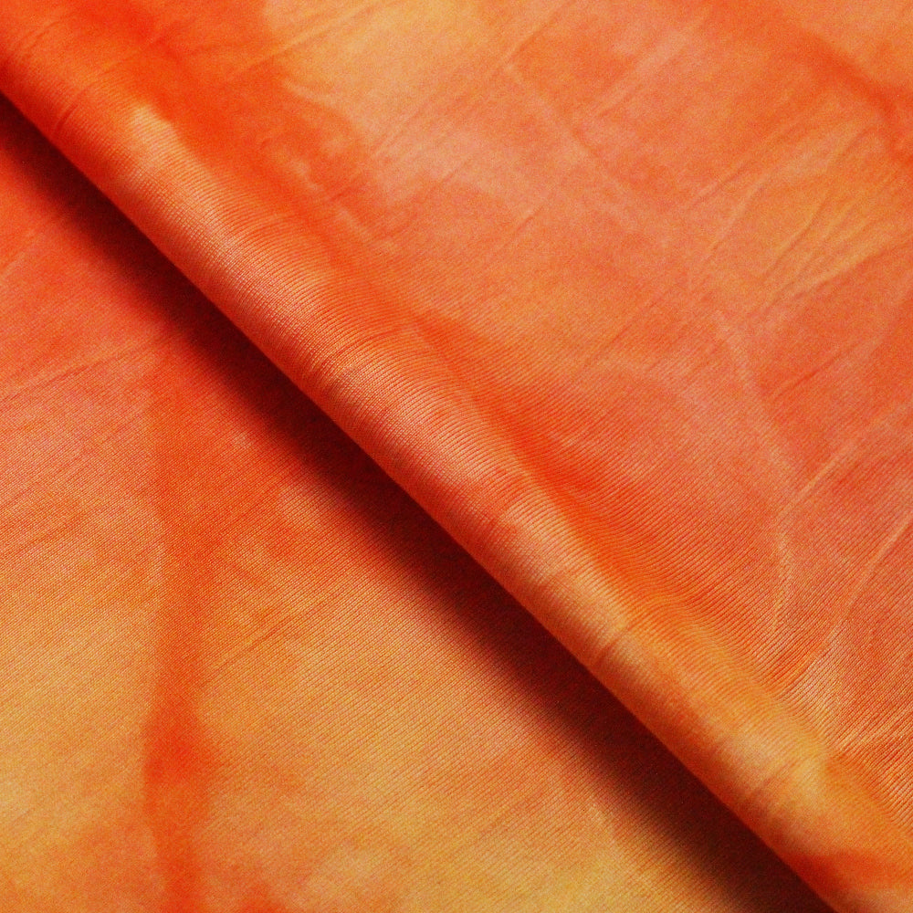 Tie Dye Tricot Poly Spandex Fabric - Firefly, Purple Power, Candy Craze, Volcano, Sun Rays, Tie-Dye Pattern, 58/60" Width (1 Yard)