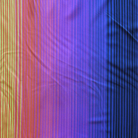 Swim Knit Polyester Spandex Sunset Stripe