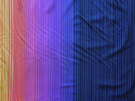 Swim Knit Polyester Spandex Sunset Stripe