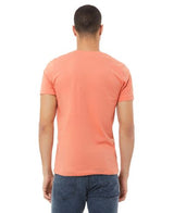 Bella Canvas 3001 Airlume Combed And Ring-Spun Cotton Fabric - Sunset, Crewneck, Short Sleeve, Unisex, 4.2 Oz (1 Piece)