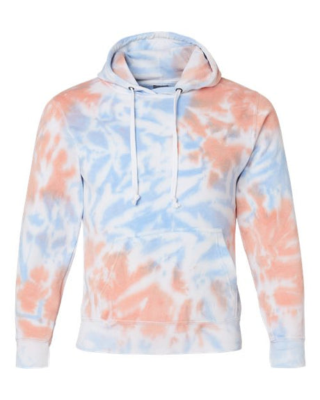 Tie-Dyed Fleece Hooded Sweatshirt