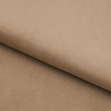 Super Suede Polyester Spandex Fabric - Taupe, 53" Width, 2-Way Stretch, 315 GSM (1 Yard)