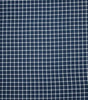 Flannel Fabric Super Snuggle Navy Windowpane Plaid 100% Cotton
