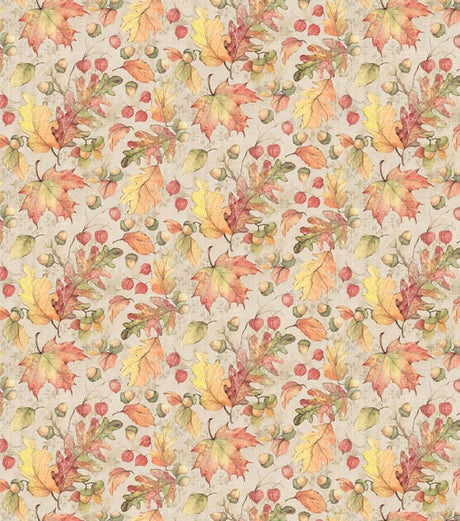 Quilting Cotton Fall Acorns by Susan Winget