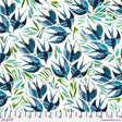 Cotton Print Swallows Blue Fabric 44/45"