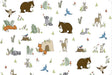 Cuddle Fabric Woodland Pals Snow 58/60"