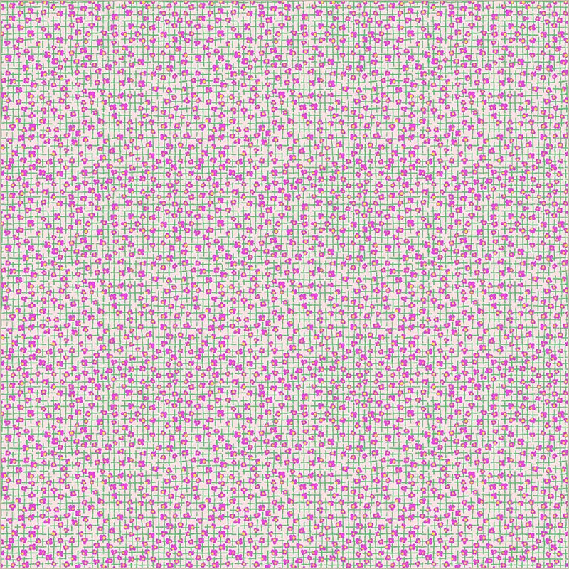 Cotton Print Fabric Sweet Talk Julia Pale Pink 44/45"