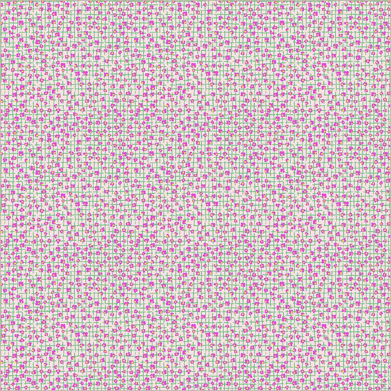 Cotton Print Fabric Sweet Talk Julia Pale Pink 44/45"