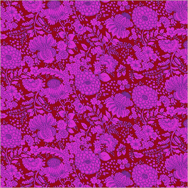 Cotton Fabric Sweet Talk Kim Crimson 44/45"