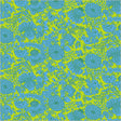 Cotton Fabric Sweet Talk Kim Turquoise 44/45"