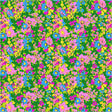Cotton Print Fabric Sweet Talk Leann Grass 44/45"