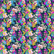 Cotton Fabric Sweet Talk Leann Midnight 44/45"