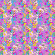 Cotton Fabric Sweet Talk Leann Violet 44/45"