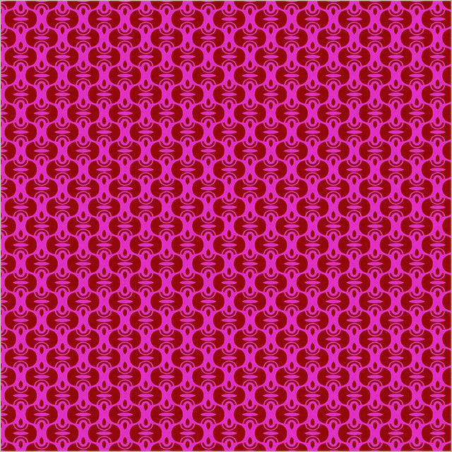 Cotton Print Sweet Talk Scott Crimson 44/45" Fabric