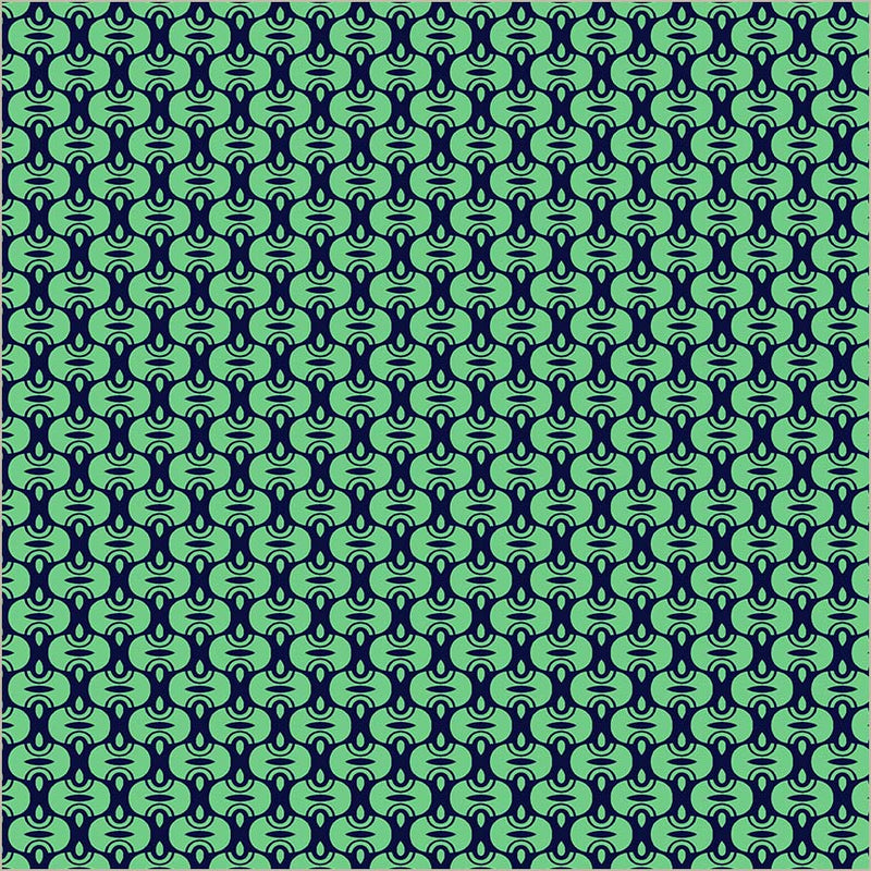 Cotton Print Fabric Sweet Talk Scott Sea Green 44/45"