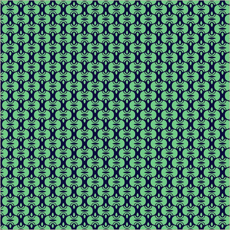 Cotton Print Fabric Sweet Talk Scott Sea Green 44/45"