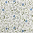 Linen Cotton Blend Sweet Peas Print Fabric