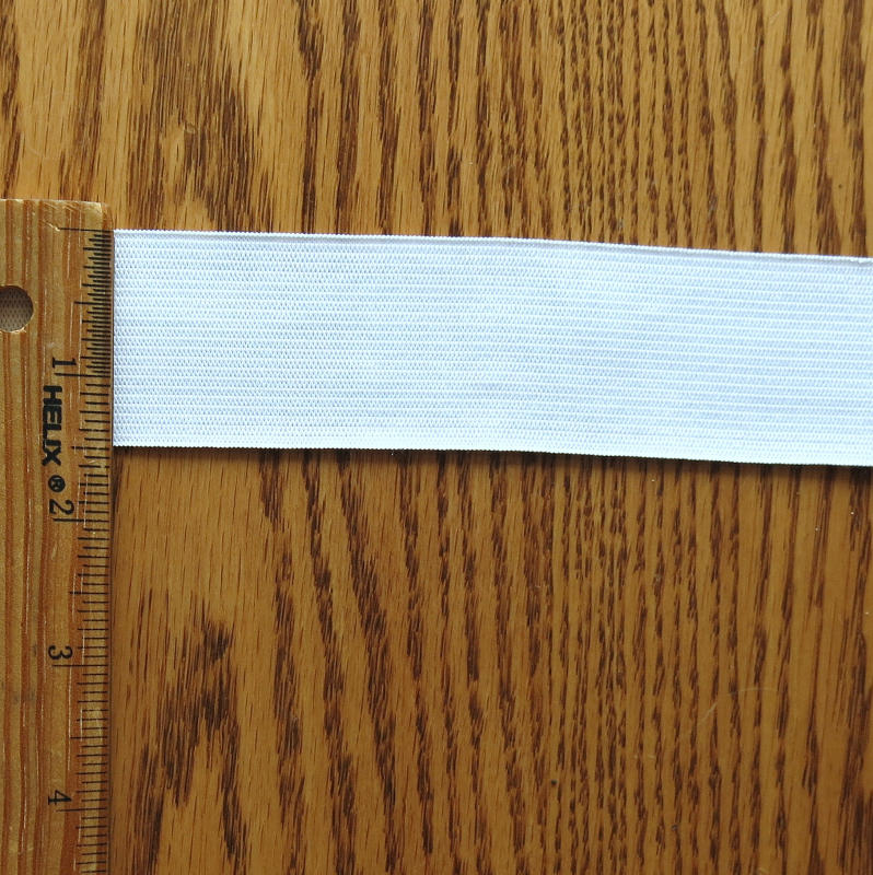 Swimsuit Elastic White 1.5 Inch